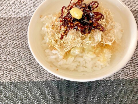 簡単 昆布づくしのお茶漬け